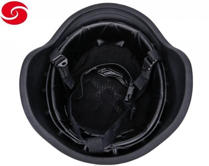 Pasgt Style Black Color Bulletproof Helmet Level Nij Iiia PE & Aramid Helmet
