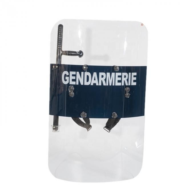 Police PC Shield Anti Riot Shield with Baton Holder