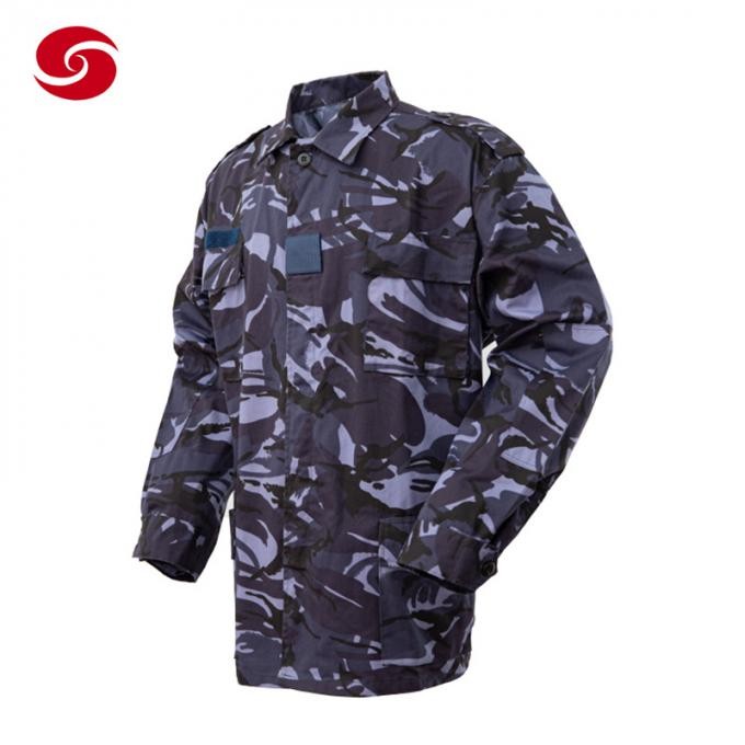 Togo Ghana Navy Dpm Blue Tiger Strip Camo Officer Army Uniform