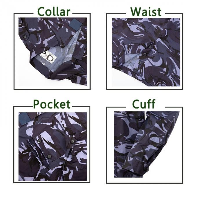 Togo Ghana Navy Dpm Blue Tiger Strip Camo Officer Army Uniform