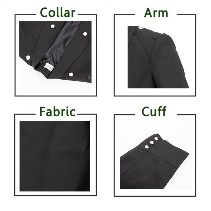 High Quality Black Police Officer Ceremonial Uniform for Malawi