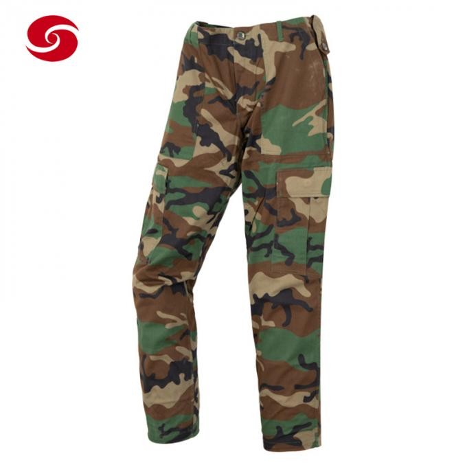 African Military Soldier Woodland Camouflage Uniform for Man