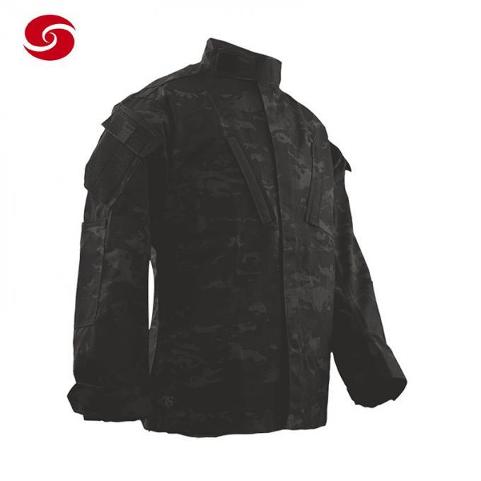 Airsoft Black Multicam Special Police Force Shirt Uniform