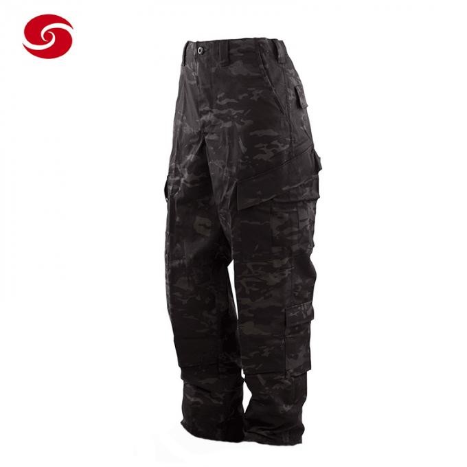 Airsoft Black Multicam Special Police Force Shirt Uniform