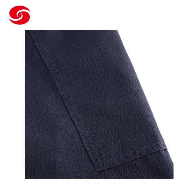 Navy Blue Polyester Cotton Ripstop Combat Military Tactical Army Combat Uniform Bdu Coat