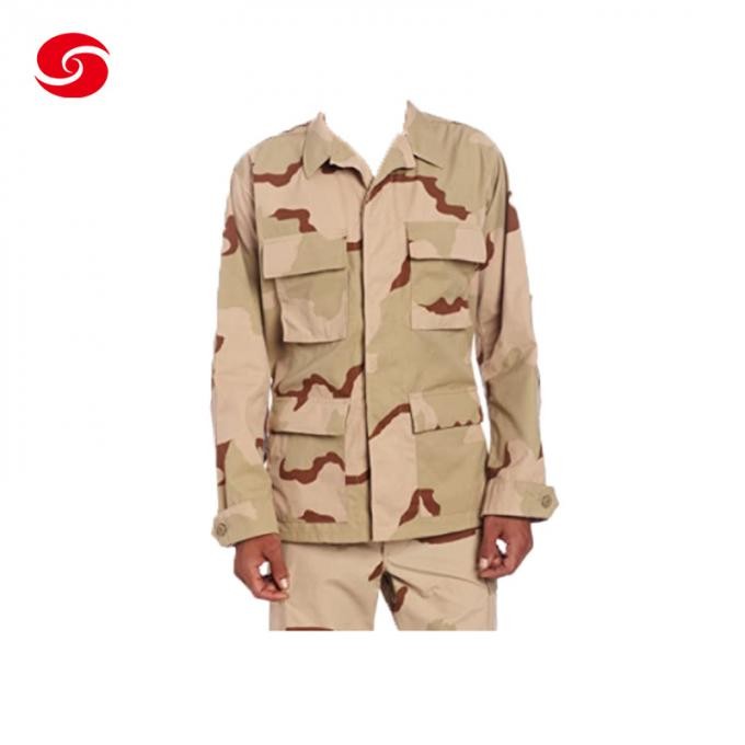 Desert Camouflage Military Army Bdu Uniform for Tactical and Combat Use