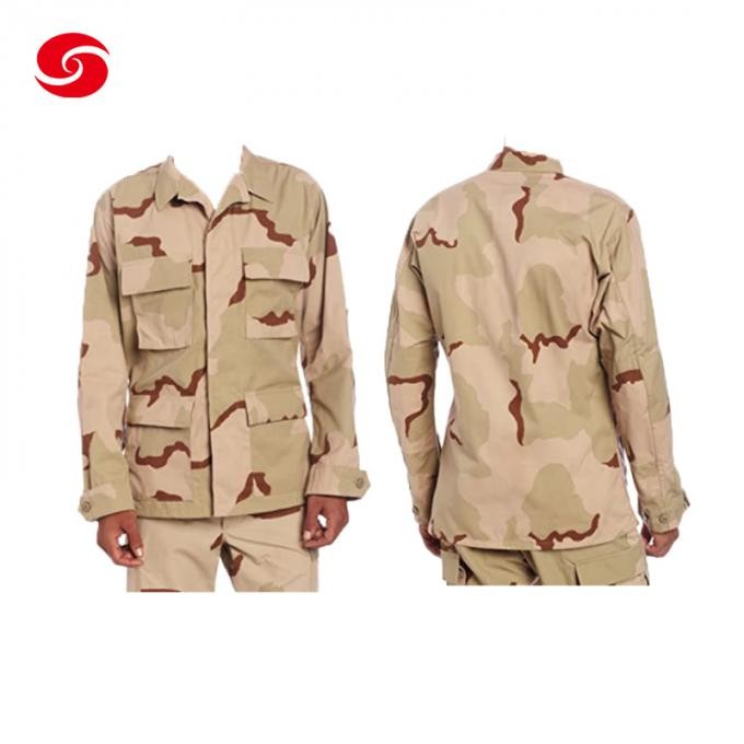 Desert Camouflage Military Army Bdu Uniform for Tactical and Combat Use