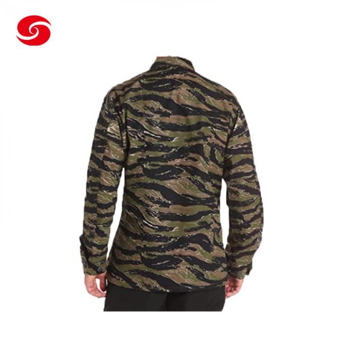 Army Military Tiger Strap Camouflage Combat Bdu Clothing Tactical Uniform