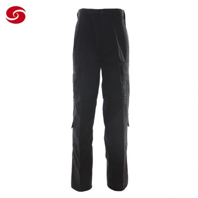 Police Security Guard Black Color Battle Dress Uniform