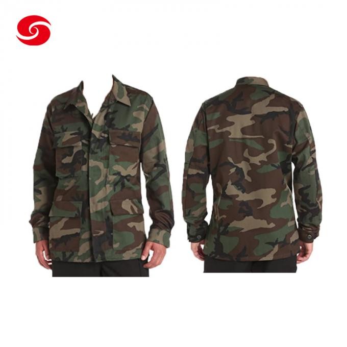 Wholesale Tc Cotton 60 40 Bdu Design Franch Camouflage Military Army Uniform