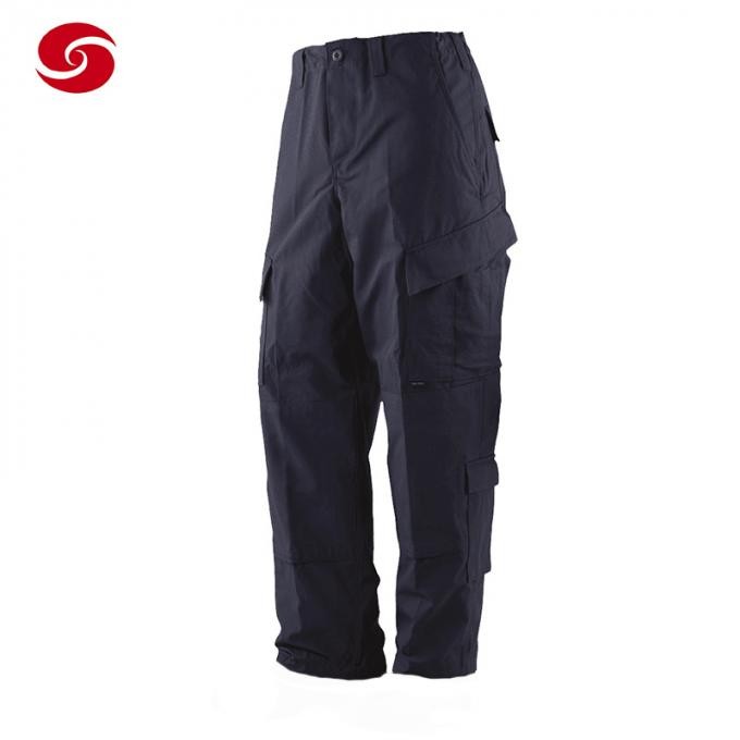 Black Color Security Guard Police Combat Ripstop Uniform