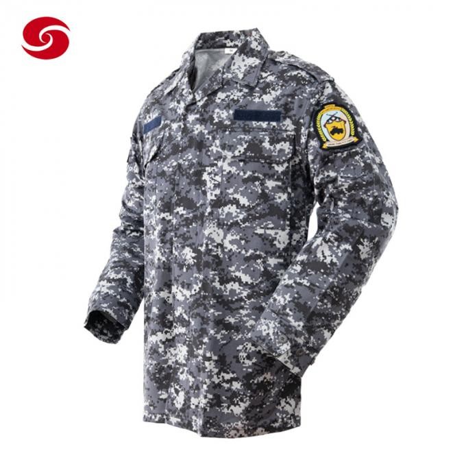Libya Togo Military Navy Blue Digital Camouflage Combat Custom Uniform Suit