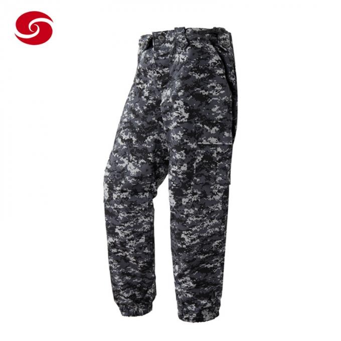 Libya Togo Military Navy Blue Digital Camouflage Combat Custom Uniform Suit