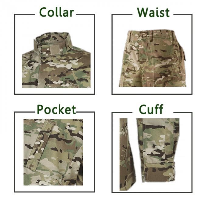 Mens Custom Military Combat Multicam Camouflage Acu Uniform