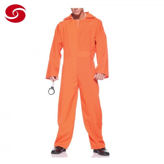 Long Sleeve Short Sleeve Convict Prison Uniform Coverall