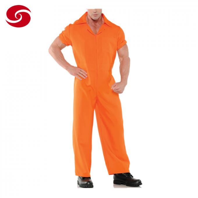Long Sleeve Short Sleeve Convict Prison Uniform Coverall