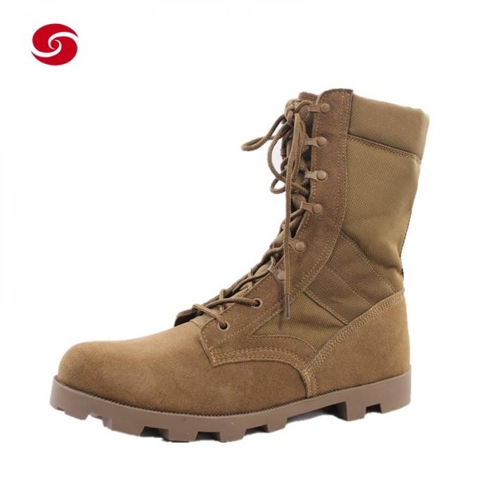 Cow Leather Cushioning Desert Combat Military Tactical Army Boots