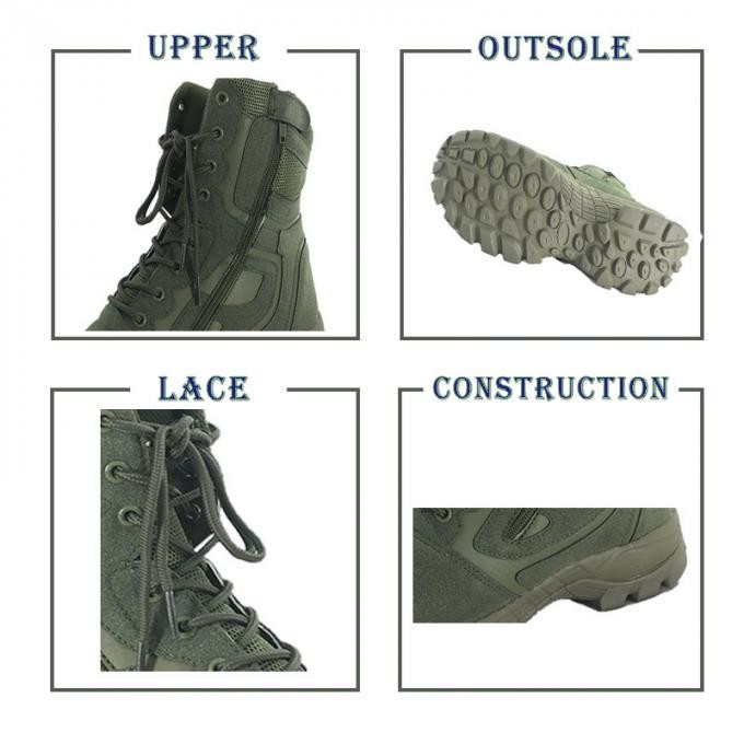 Customized Color Military Hiking Tactical Combat Outdoor Ankle Boots