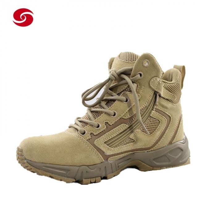 Light Weight MID-High Military Combat Desert Boots for Army