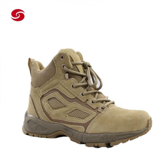 Light Weight MID-High Military Combat Desert Boots for Army