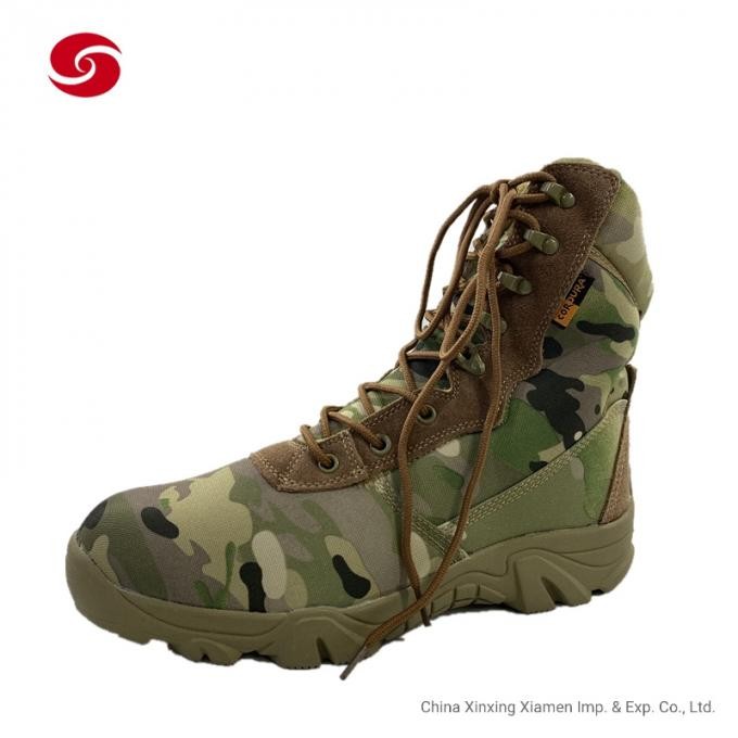 Camoflage Military Tactical Combat Desert Boots for Man