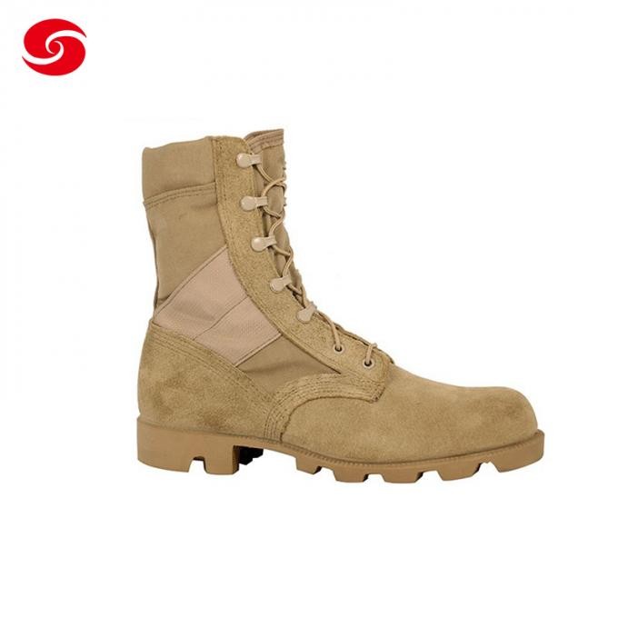 Desert Tan Khaki Military Spec Boots