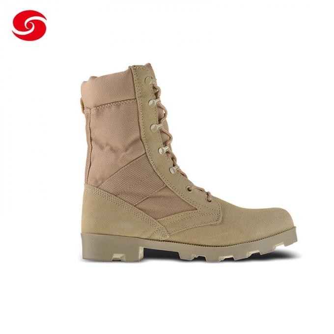 Desert Tan Khaki Military Spec Boots