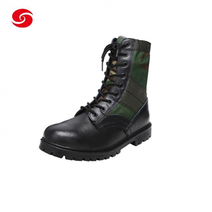 Woodland Camouflage Combat Boots Military Boots Army Jungle Boots