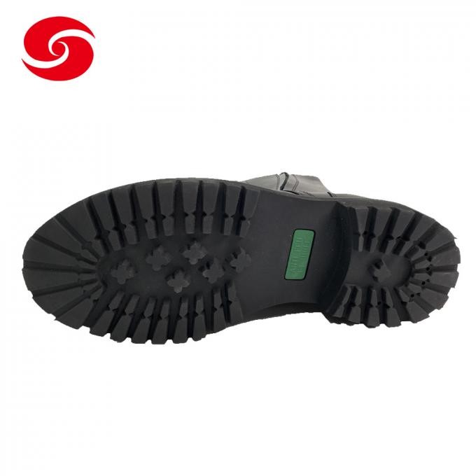 Full Grain Leather Military Black Fire Retardant Mens Boots