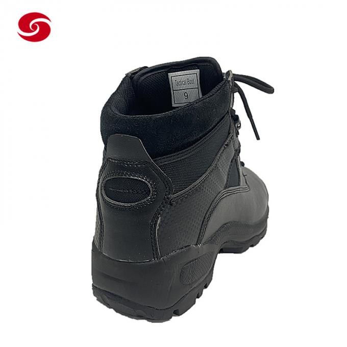 Black Military Tactical Combat Police Leather Army Men Duty Boots