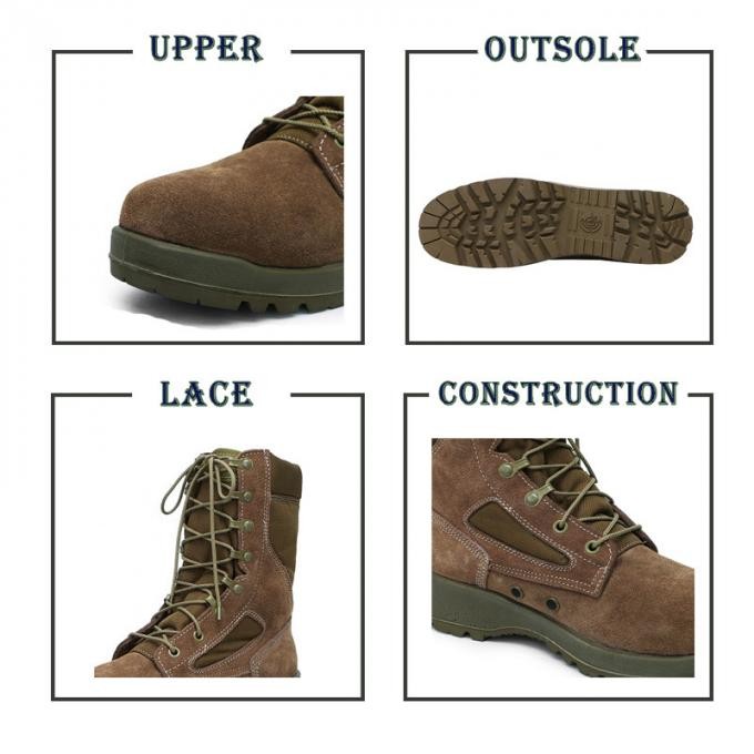 Brown Breathable Light Tactical Combat Military Desert Boots