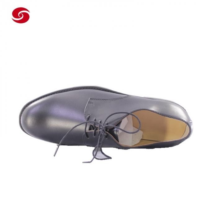Man Leather Uniform Officer Shoes for Military Parade