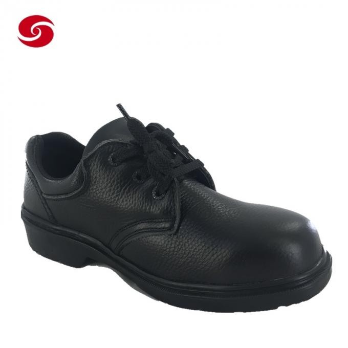 Leather Rubber Functional Safety Shoes for Electrician with Steel Toe