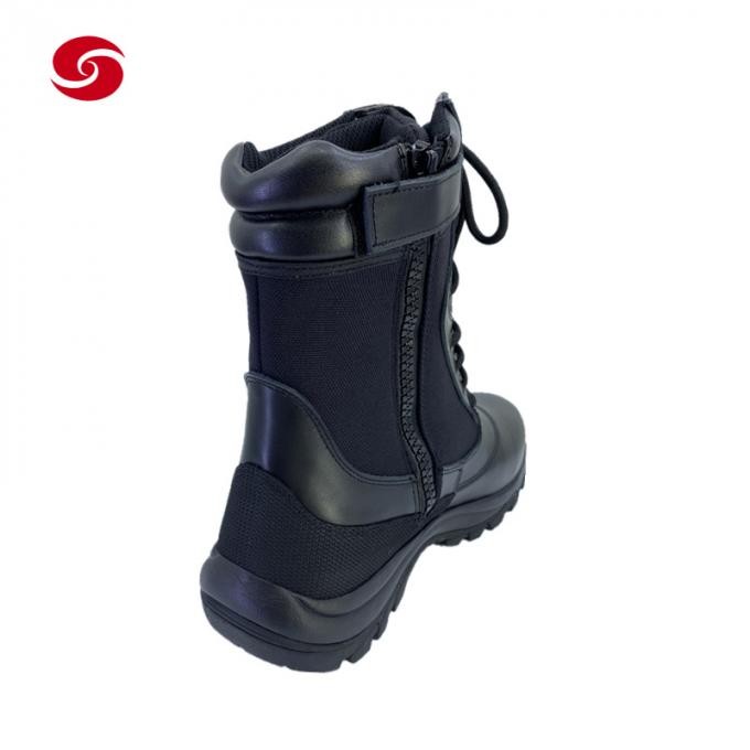 Light Weight Army Combat Police Tactical Boots with Zipper