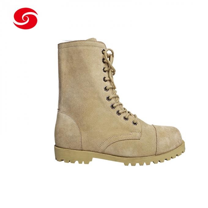 Desert Color Full Suede Leather Boots Men's Boots Military Boots