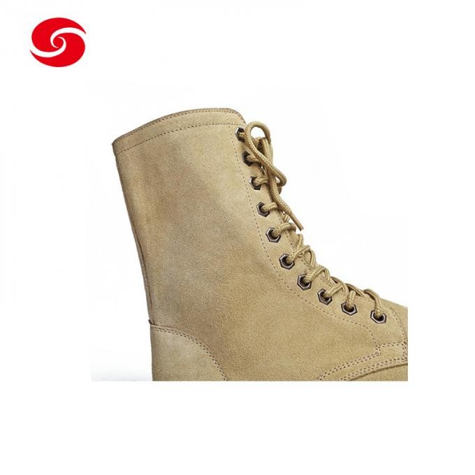 Desert Color Full Suede Leather Boots Men's Boots Military Boots