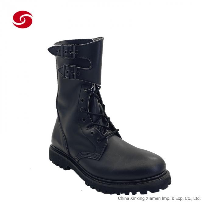 Military Tactical Police Leather Boots for Army Solider