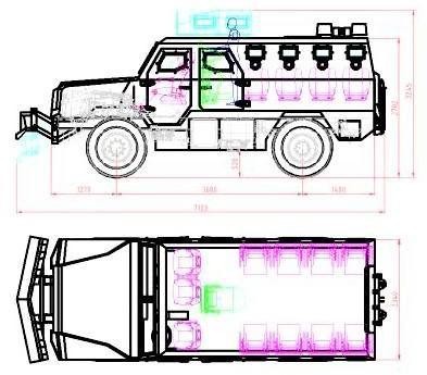 Anti Riot Truck/Army Anti-Riot Wheeled Police Armoured Vehicle/4X4 Military Chassis Nr3 Anti Riot Vehicle