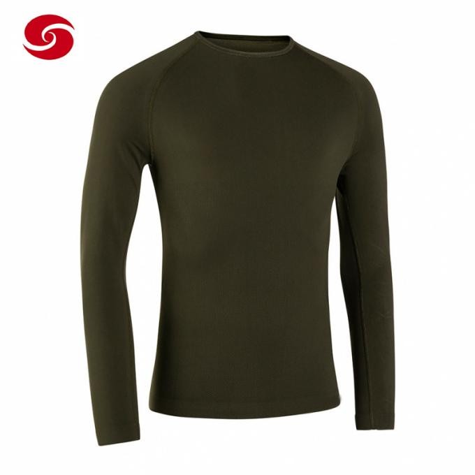 Army Green Cotton Camouflage T Shirt for Soldier