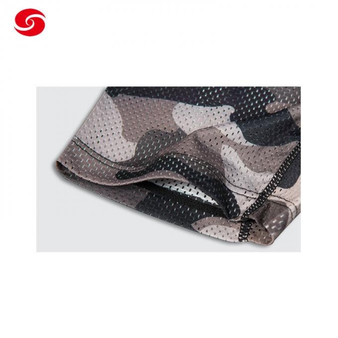 Army Military Camouflage spandex Short Sleeves T Shirt