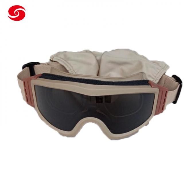 Nti Dust Anti-Terrorism Ballistic Army Military Shooting Tactical Glasses, Black Military Tactical Goggles