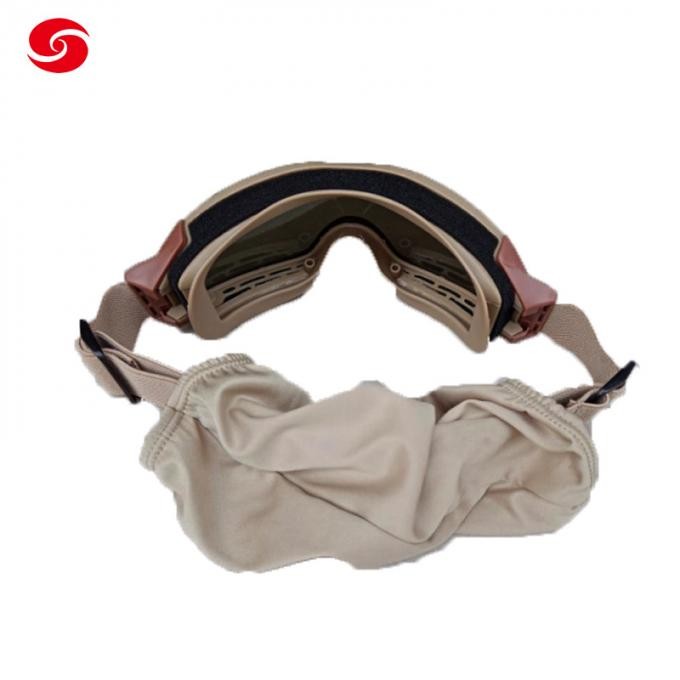 Nti Dust Anti-Terrorism Ballistic Army Military Shooting Tactical Glasses, Black Military Tactical Goggles