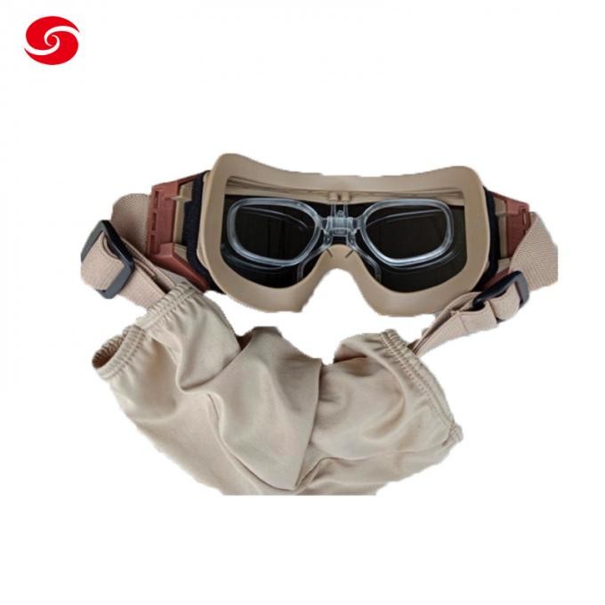 Nti Dust Anti-Terrorism Ballistic Army Military Shooting Tactical Glasses, Black Military Tactical Goggles