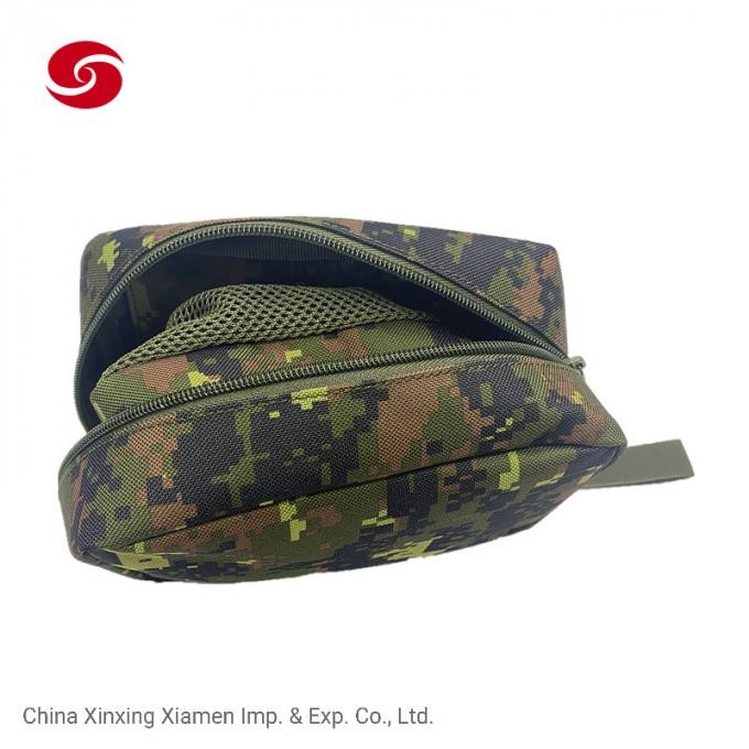 Military Army Outdoor Distorted Digital Pattern Digital Camouflage Polyester Functional Pouch Tool Toiletries Bag
