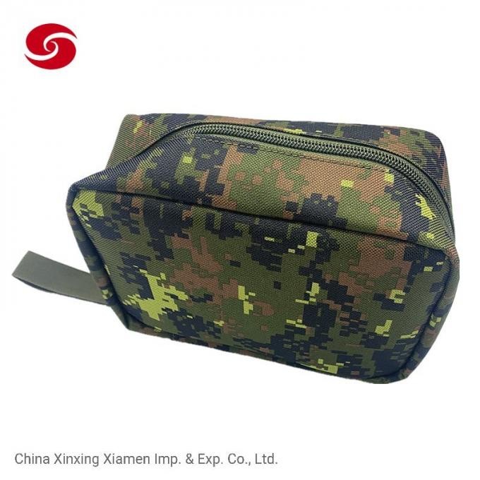 Military Army Outdoor Distorted Digital Pattern Digital Camouflage Polyester Functional Pouch Tool Toiletries Bag