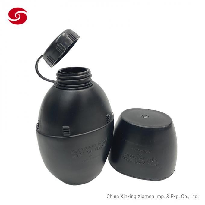 Military Army 58 Style Black Canteen Water Bottle Kettle Plastic Cup Mug