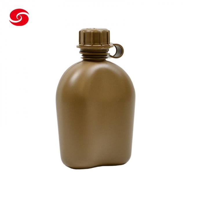 1000ml Plastic Army Military Water Canteen with Carrying Pouch Hiking Water Bottle