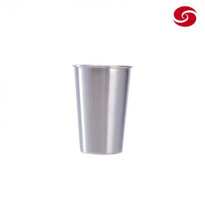 Hot Sale 12oz Wholesale Custom Logo Stackable Single Wall 304 Stainless Steel Pint Cup to Stack Bar Tumbler Beer Cup