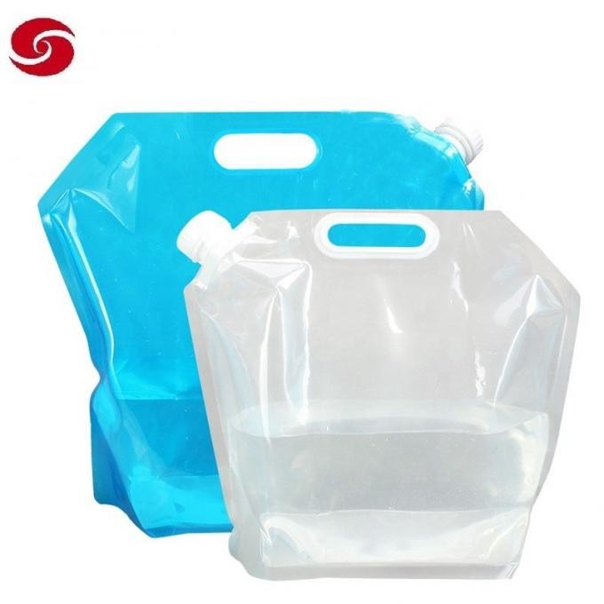 5L/10L Sports Fold The Water Bag/ LDPE Drinking Water Bag /Portable Outdoor Disaster Relief Water Bag