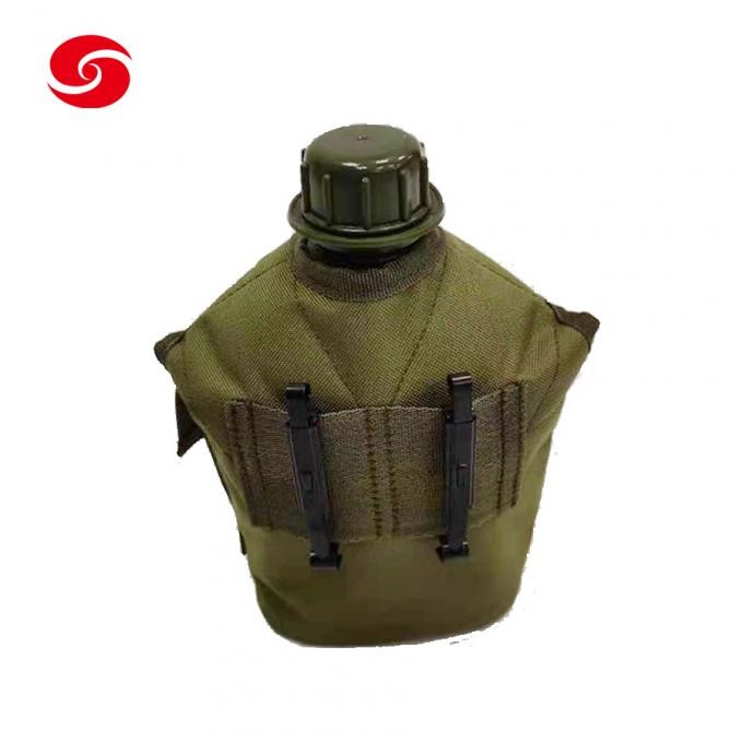 Camouflage Army Plastic Water Bottle Military Kettle with Nylon Cover